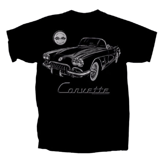 Chevy Chevrolet Corvette C1 Tonal Short Sleeve T-Shirt