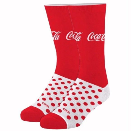 Coca Cola Spots Logo Athletic Crew Socks