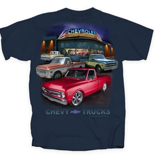 Vintage Chevy Chevrolet Trucks Showroom Short Sleeve T-Shirt