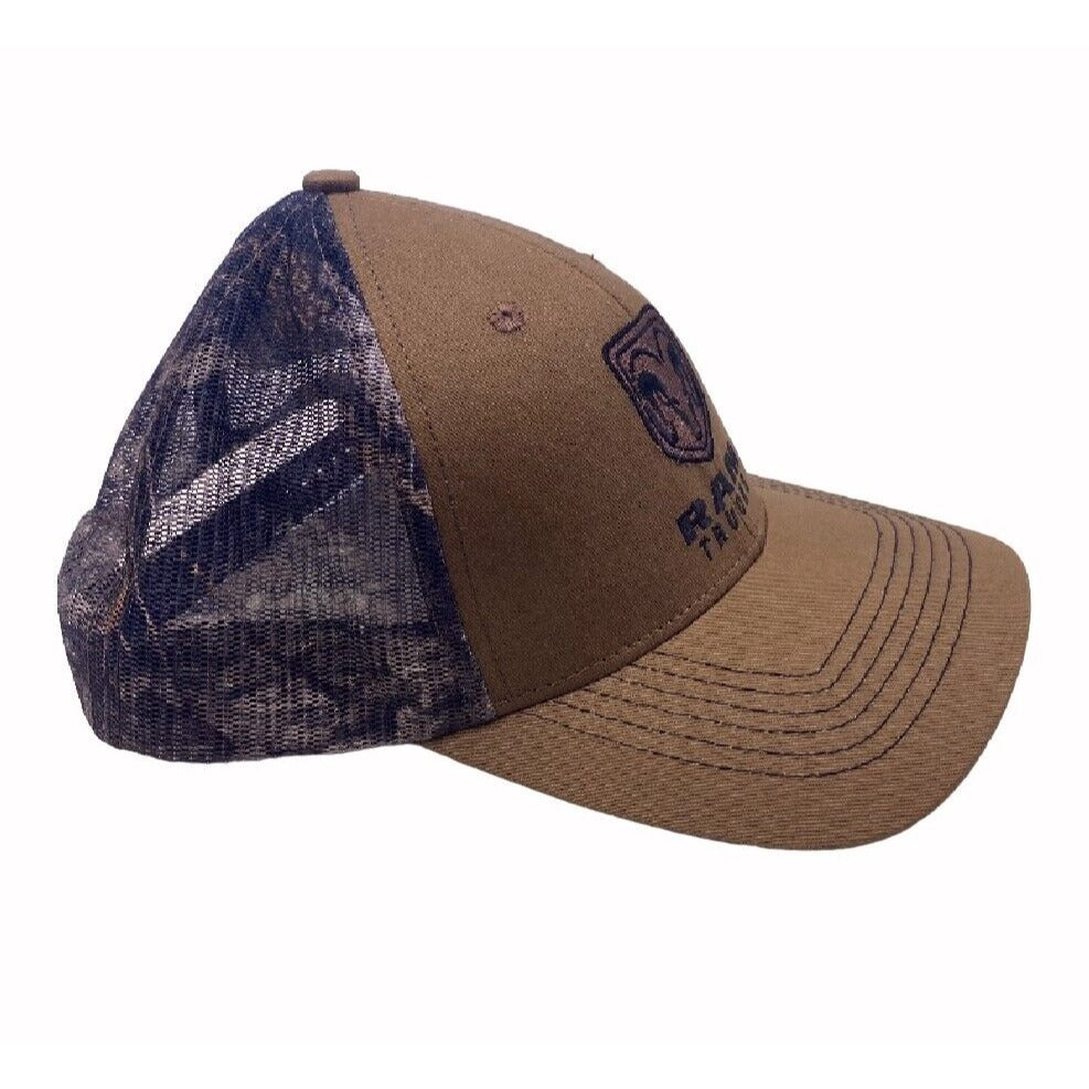 RAM Trucks Embroidered Mossy Oak Camo Mesh Back Cap Hat