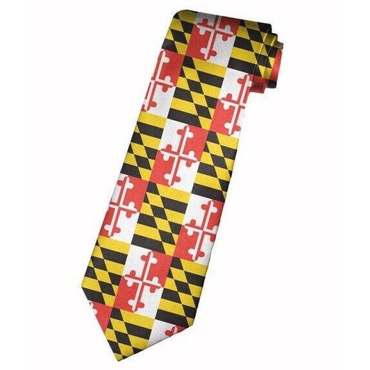 Maryland Flag Necktie Tie