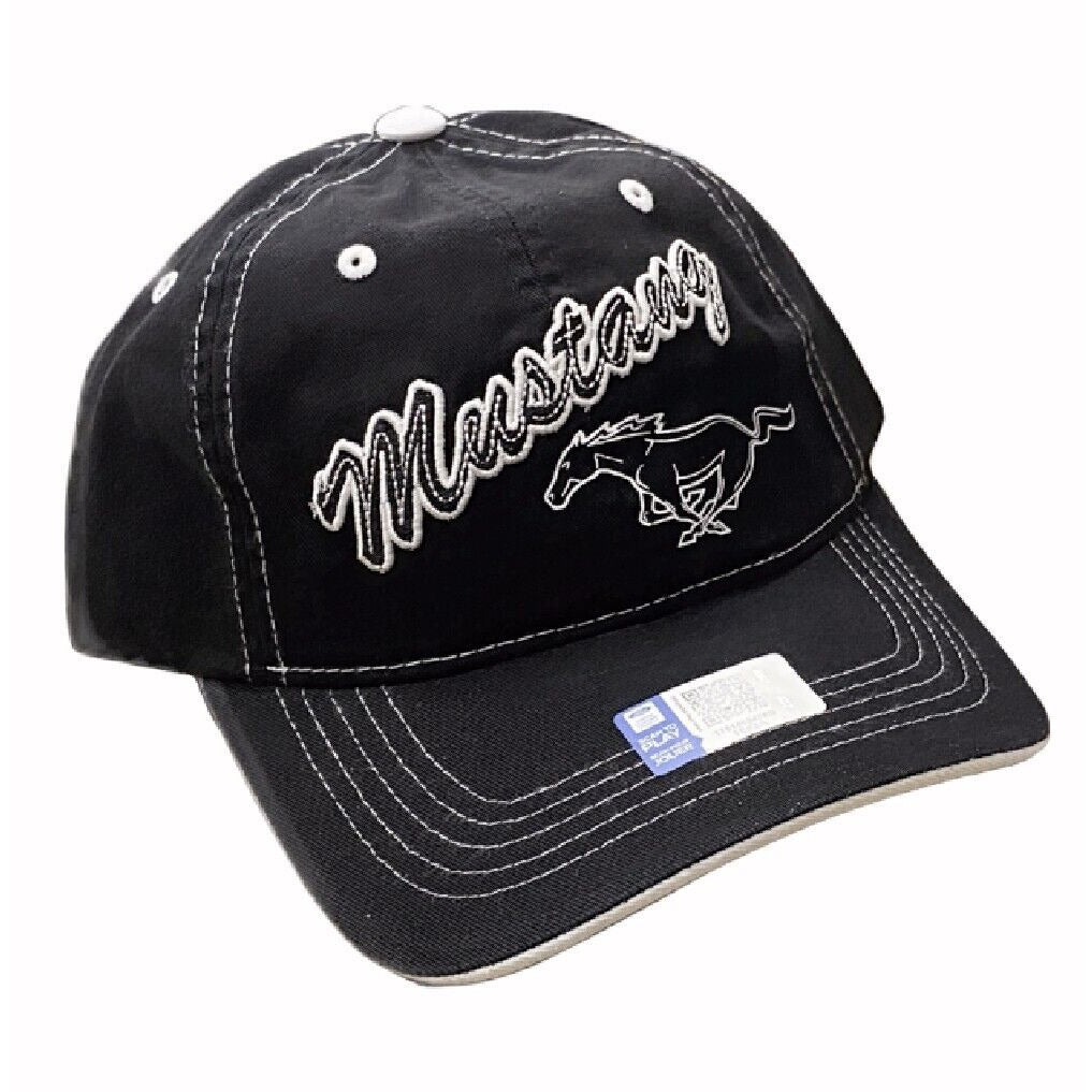 Ford Mustang 3D Embroidered Pony Cap Hat