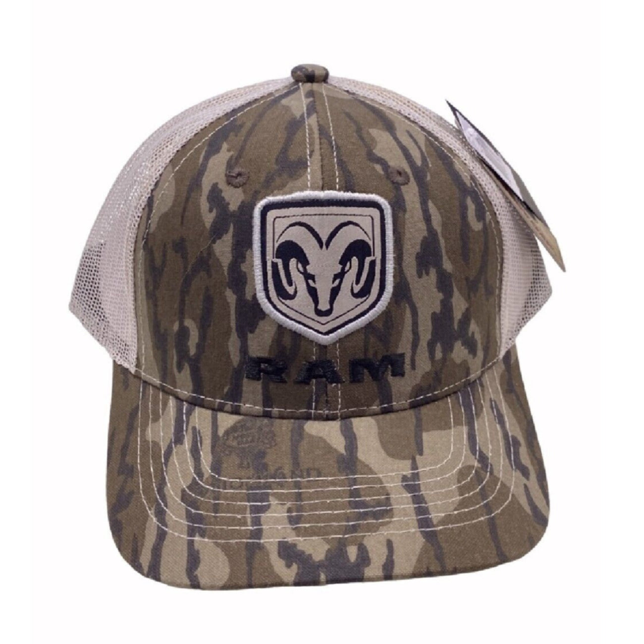 RAM Patch Mossy Oak Camo Mesh Back Cap Hat