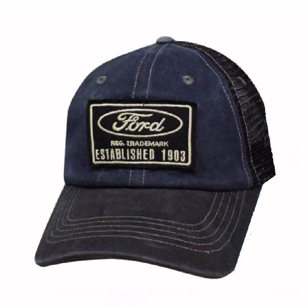 Ford Established 1903 Embroidered Patch Mesh Cap Hat