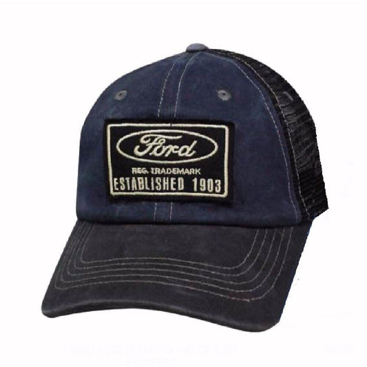 Ford Established 1903 Embroidered Patch Mesh Cap Hat
