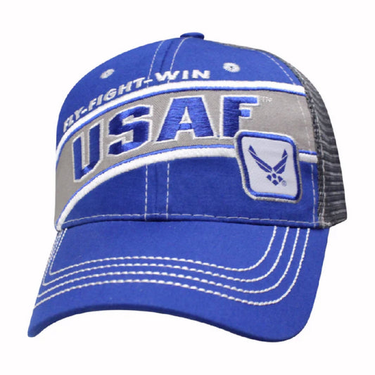 U.S. Air Force USAF Fly Fight Win Embroidered Mesh Cap Hat