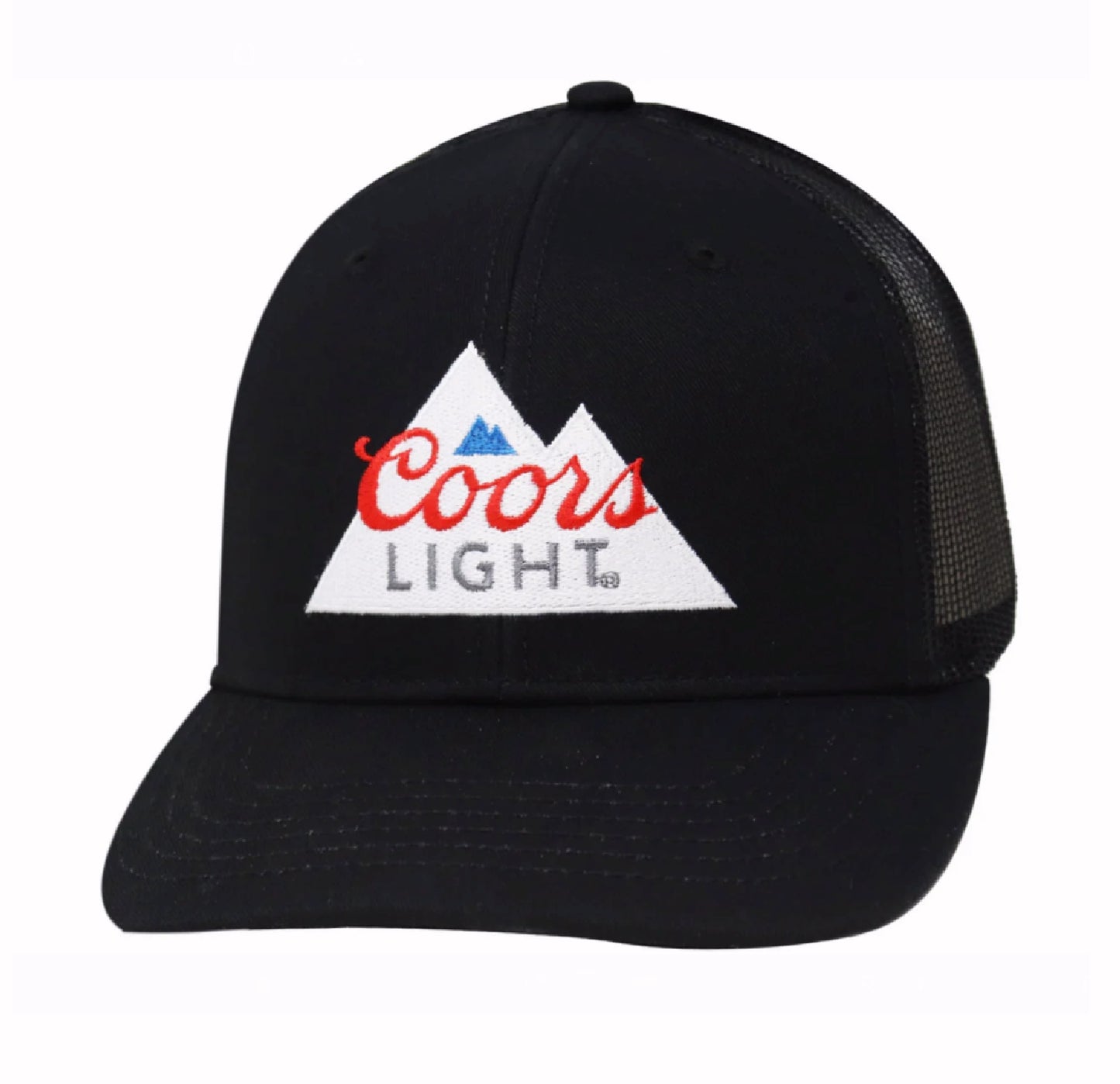 Coors Light Beer Black Mesh Cap Hat
