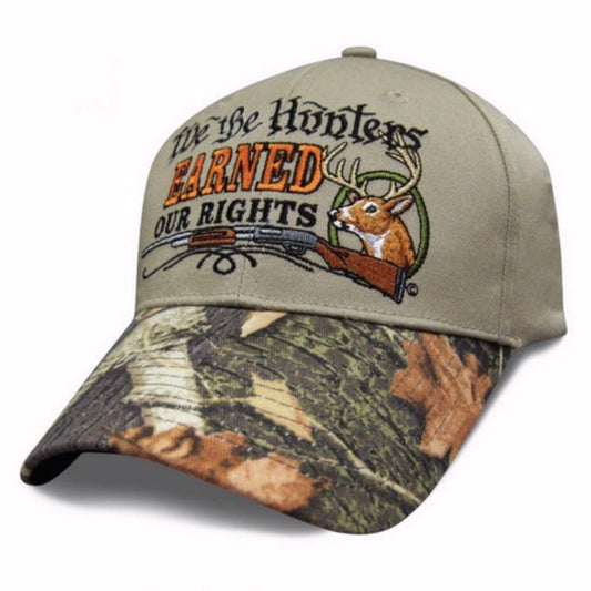 We the Hunters Earned Our Rights 2nd Amendment Cap Hat