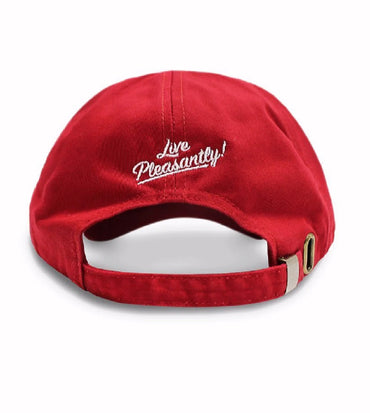 Natty Boh National Bohemian Beer Washed Red Cap Hat