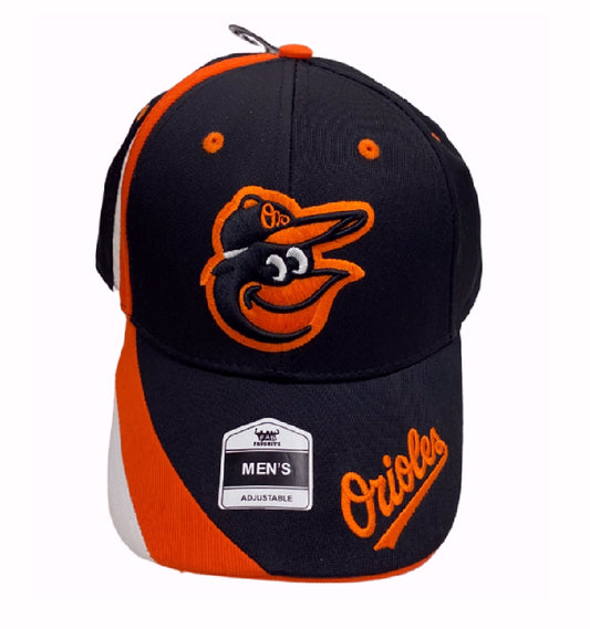 Baltimore Orioles MLB Licensed Black Orange Cap Hat