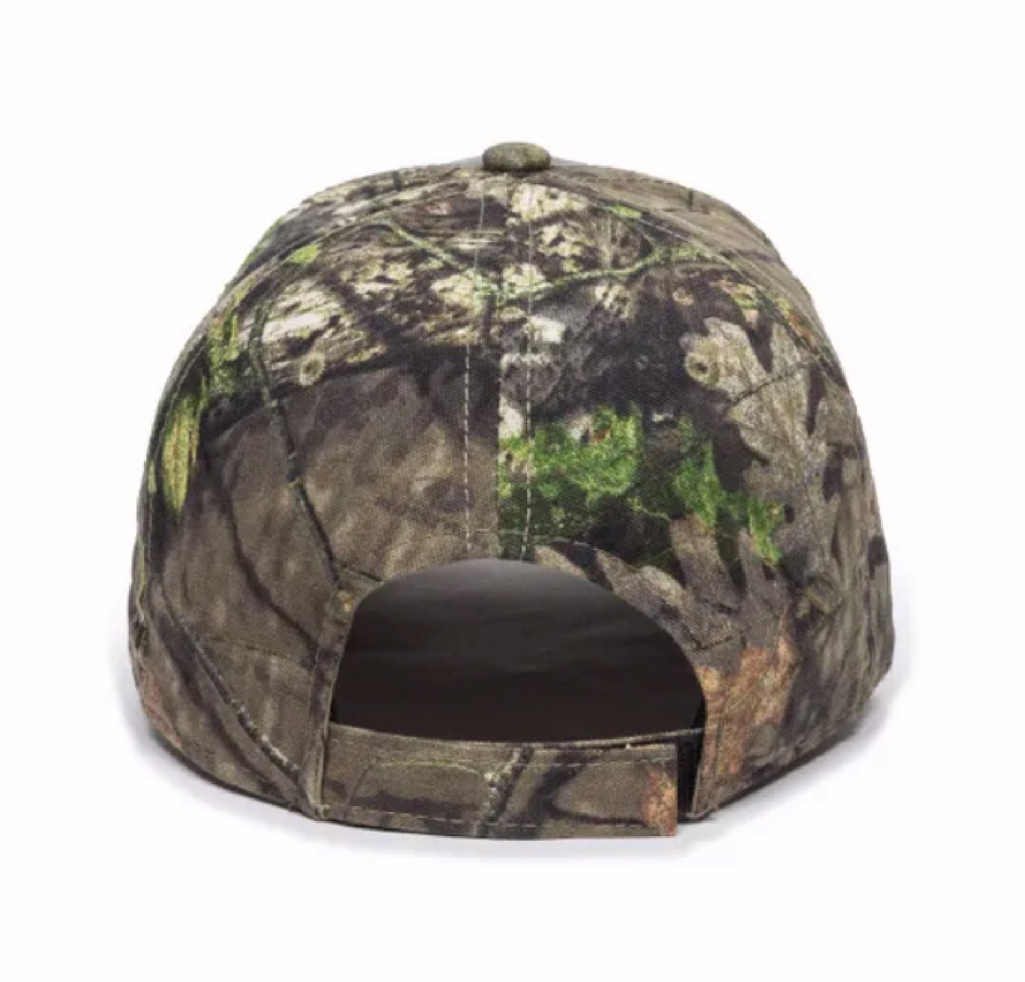 RAM Logo Patch Mosssy Oak Distressed Style Camo Cap Hat