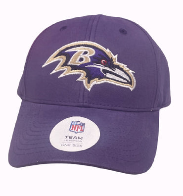 Baltimore Ravens Purple Football Embroidered Logo Cap Hat
