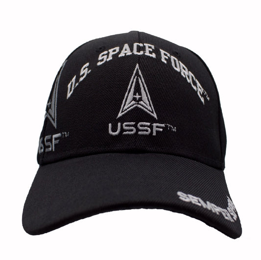 U.S. Space Force Black Official Licensed Cap Hat
