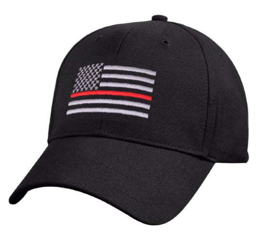 Firefighter EMT Nurse Thin Red Line U.S. Flag Embroidered Cap Hat