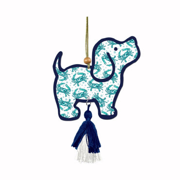 Puppie Love Crab Pattern Pup Air Freshener (set of 2)