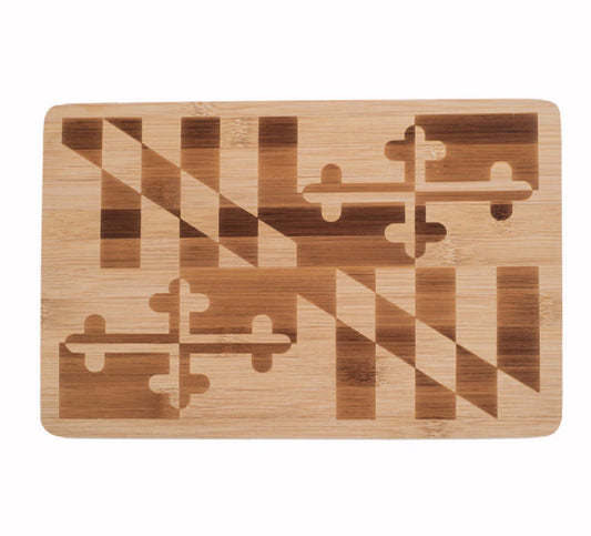 Maryland Flag Pattern Cutting Board