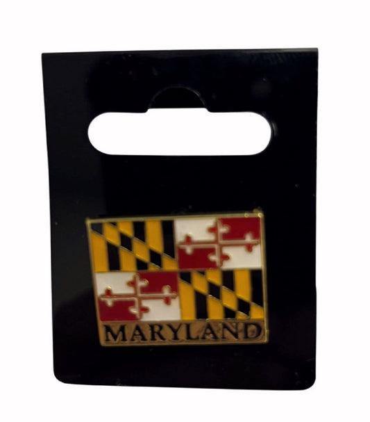 Maryland State Flag Lapel Tac Pin 7/8″ x 7/8″