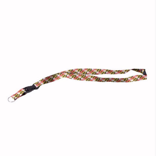 Maryland Flag Lanyard Key Ring