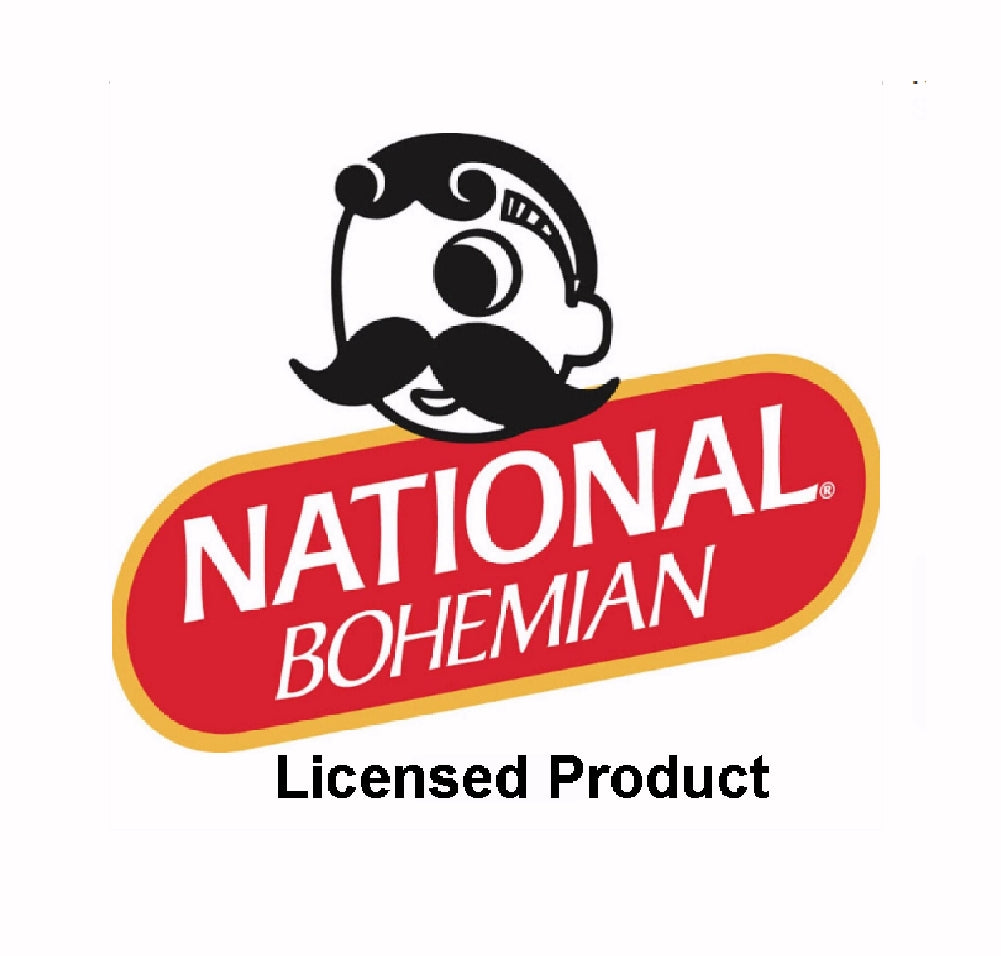 Natty Boh National Bohemian Beer Baseball Orange Athletic Crew Socks
