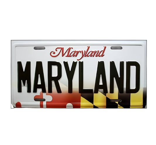 Maryland State License Plate Refrigerator Office Magnet