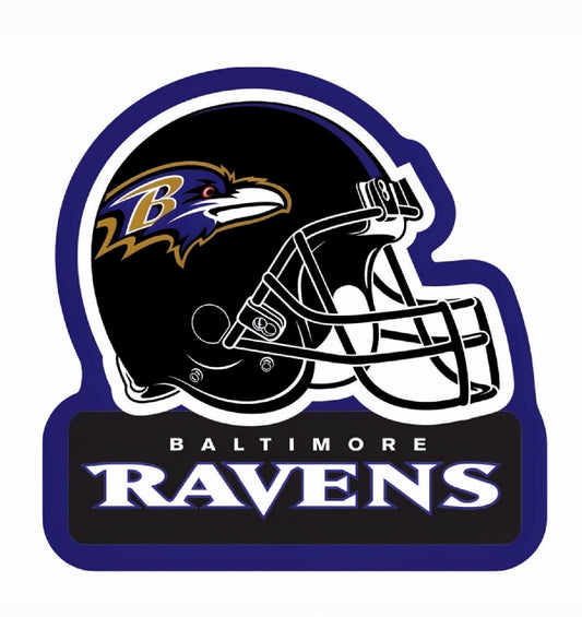 Baltimore Ravens NFL Licensed Football Helmet Magnet