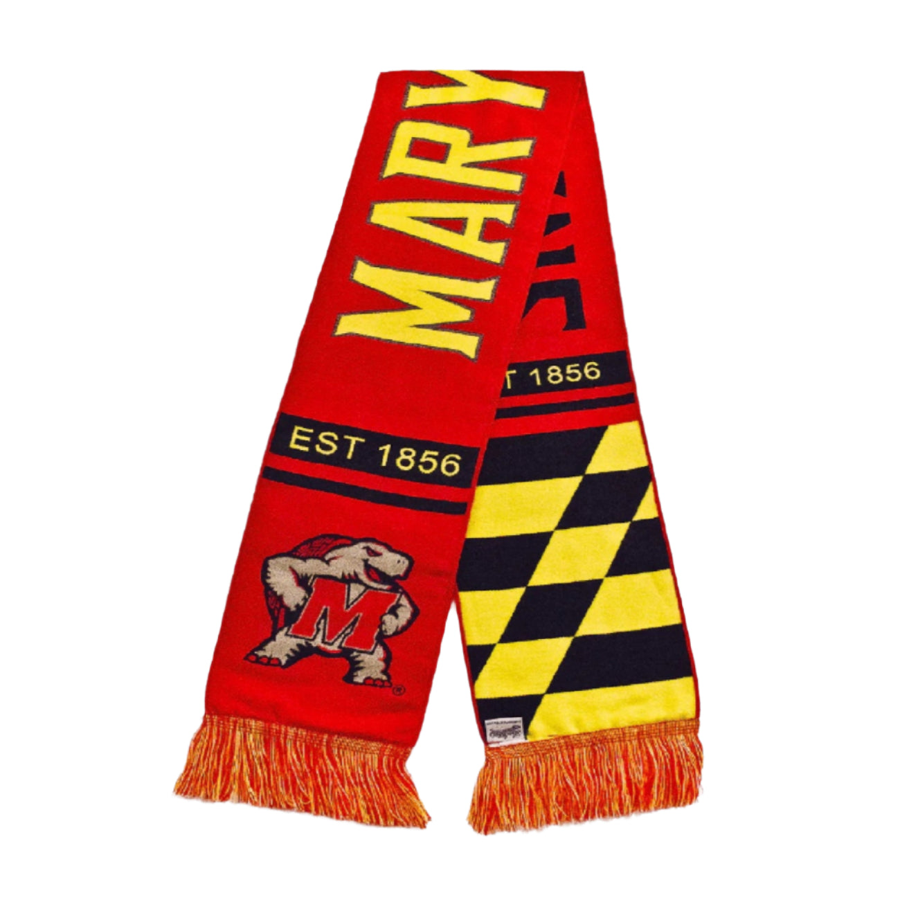 University of Maryland Terrapins Terps Scarf with Fringes