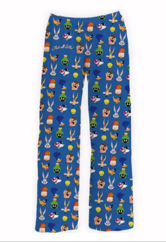 Brief Insanity Looney Tunes That’s All Folks Lounge Pants Pajamas
