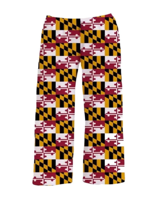 Brief Insanity Maryland Flag Lounge Pants Pajamas
