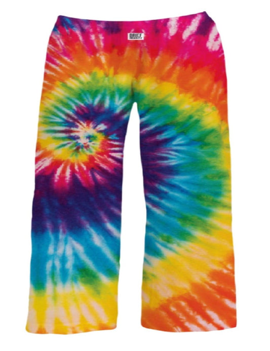 Brief Insanity Rainbow Tie Dye Lounge Pants Pajamas