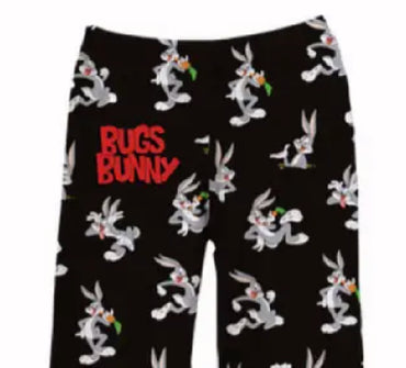 Brief Insanity Looney Tunes Bugs Bunny Lounge Pants Pajamas