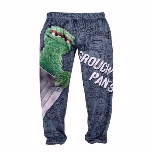 Brief Insanity Sesame Street Oscar the Grouch Lounge Pants Pajamas