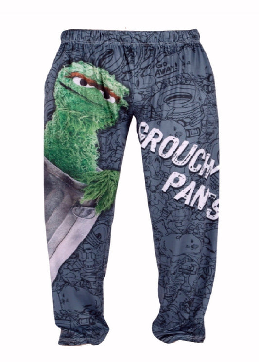 Brief Insanity Sesame Street Oscar the Grouch Lounge Pants Pajamas