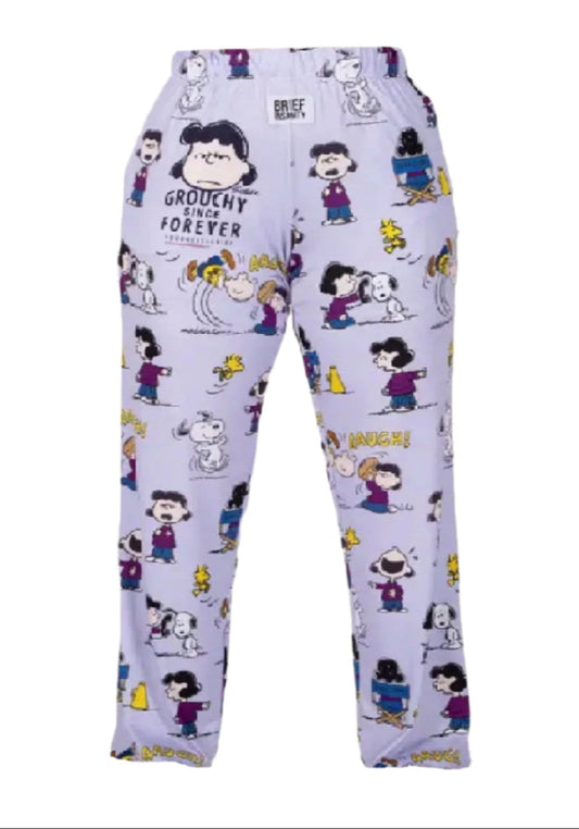 Brief Insanity Peanuts Lucy Grouchy Since Forever Lounge Pants Pajamas
