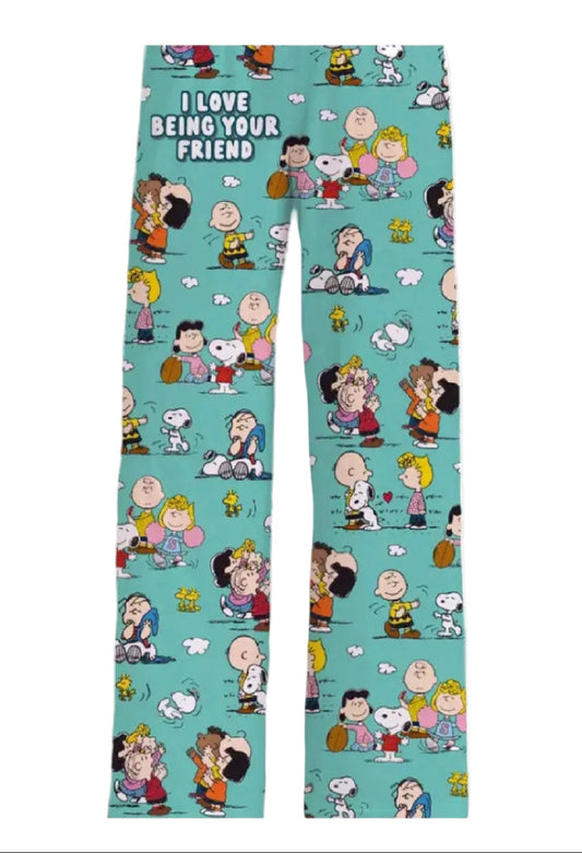 Brief Insanity Peanuts I Love Being Your Friend Lounge Pants Pajamas