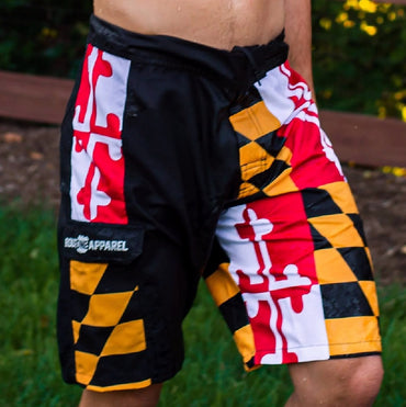 Route One Maryland Flag Board Shorts