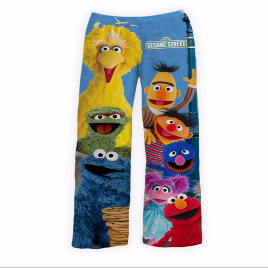 Brief Insanity Sesame Street Group Lounge Pants Pajamas