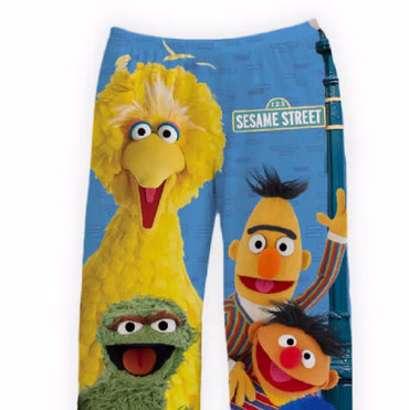 Brief Insanity Sesame Street Group Lounge Pants Pajamas