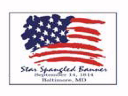 Star Spangled Banner September 14, 1814 Postcard
