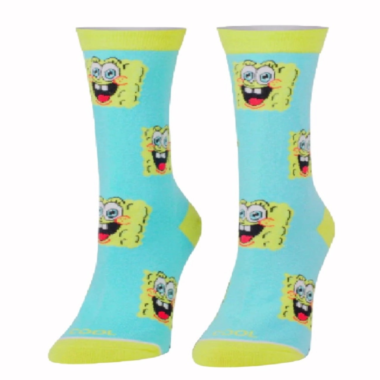 SpongeBob Blocks All Over Athletic Crew Socks