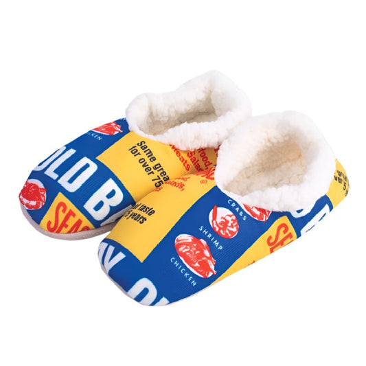 Old Bay Can Logo Slippers