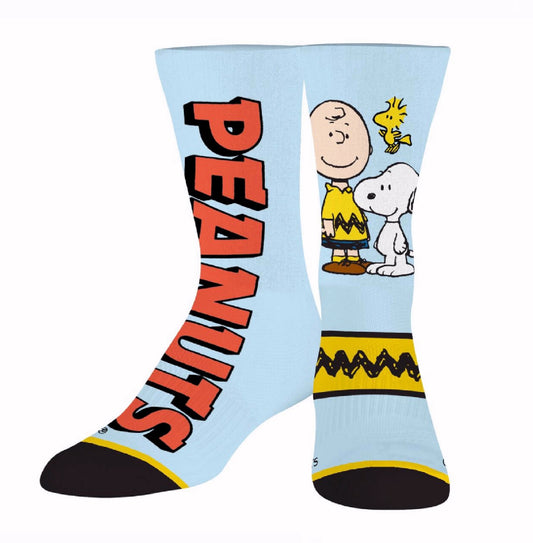 Peanuts Split Style Athletic Crew Socks