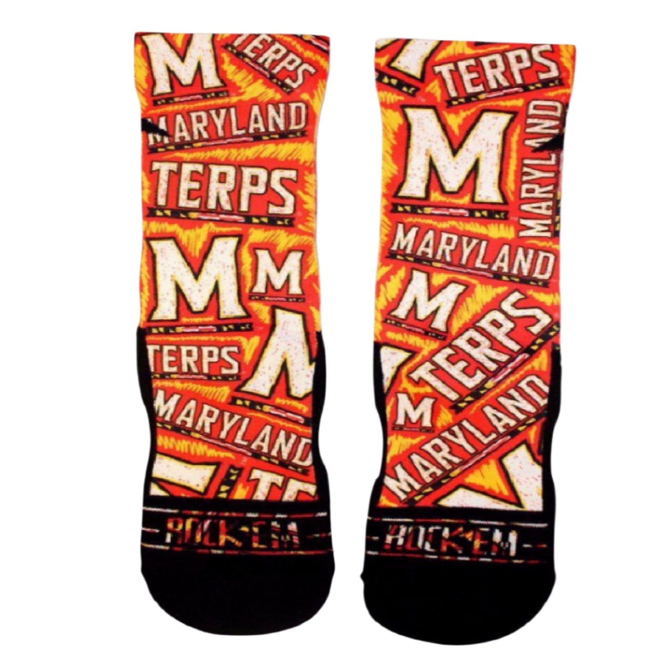 University of Maryland Terrapins Terps Socks