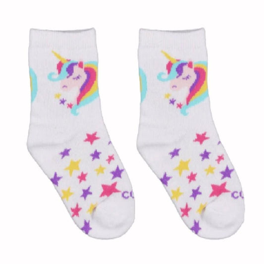 Unicorn Kids Ages 4 to 7 Crew Socks