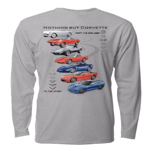 Nothing But Chevy Chevrolet Corvette Collection Long Sleeve T-Shirt Sweatshirt