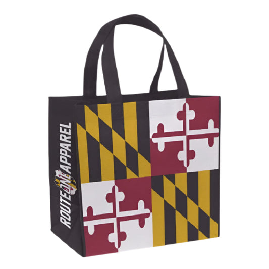 Maryland Flag Market Tote Reusable Shopping Bag