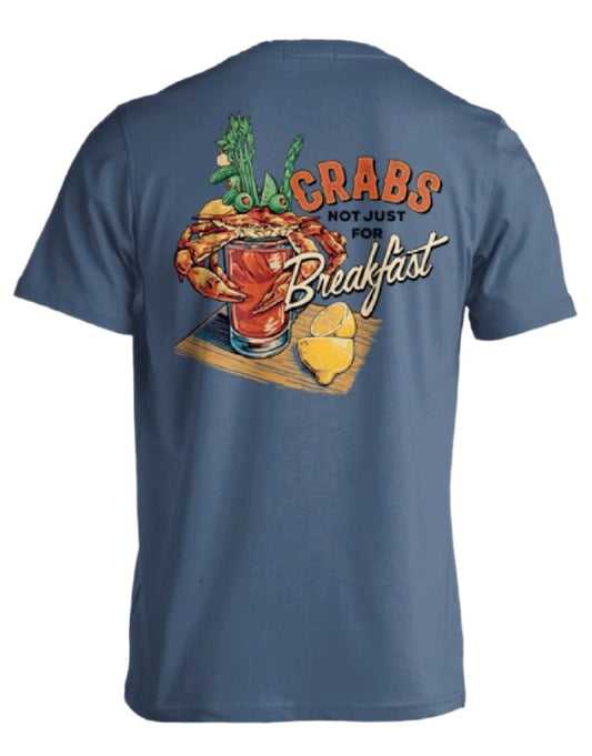 Bloody Mary Crabs Not Just For Breakfast Short Sleeve T-Shirt