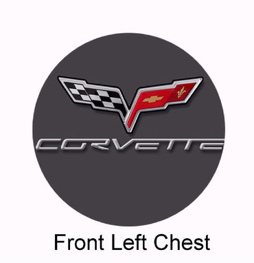 Chevy Chevrolet Corvette C6 U.S. Flag Short Sleeve T-Shirt
