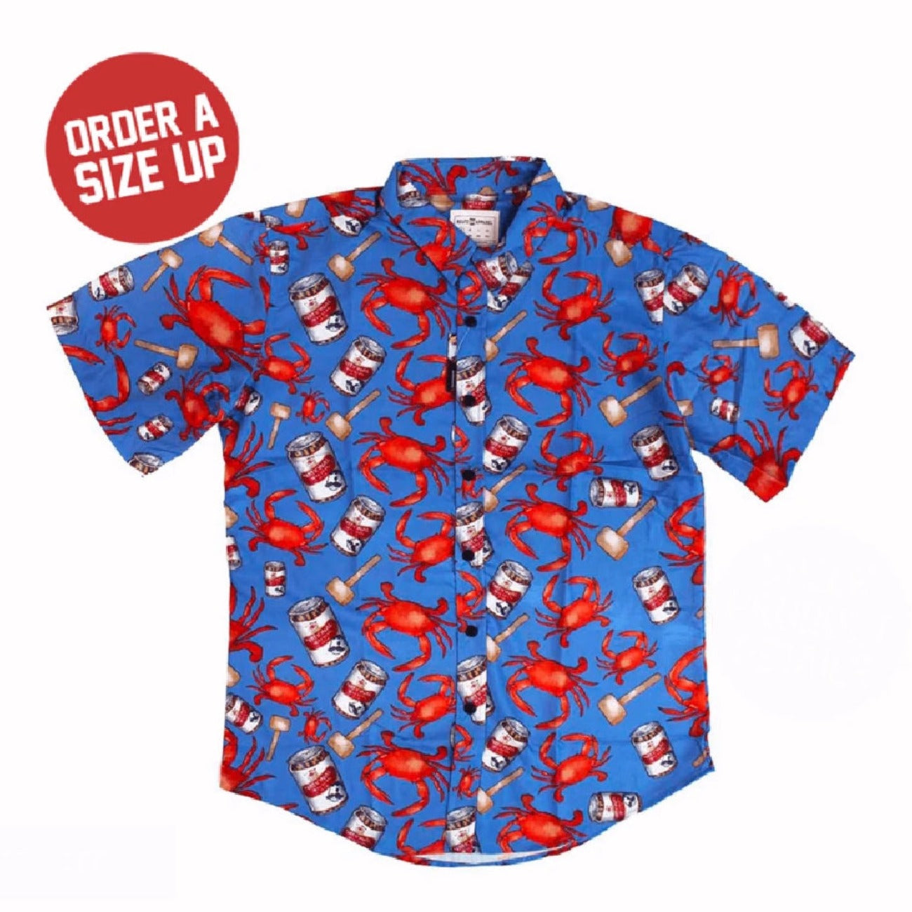 crab dress shirt Retro Rifle - Men's Button Down
