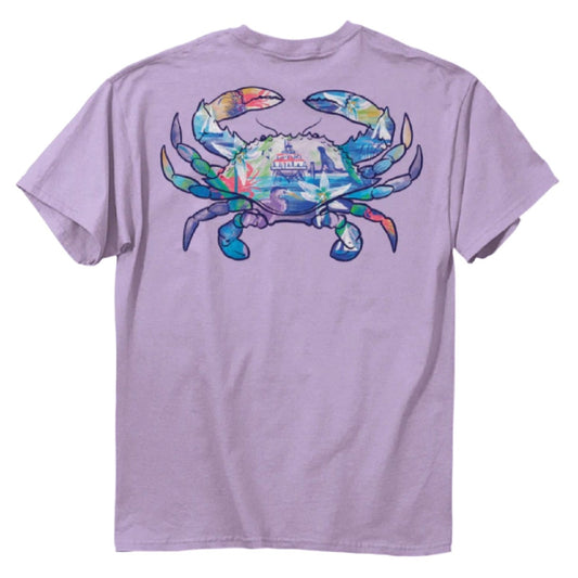 Crab Scenes Pattern Short Sleeve T-Shirt