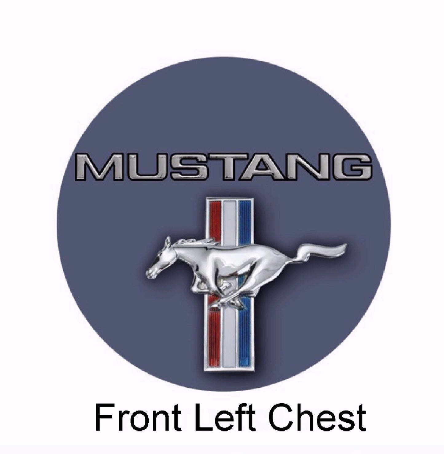 Ford Mustang Fox Body U.S. Flag Short Sleeve T-Shirt
